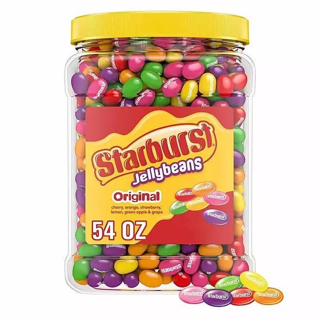 Starburst Jelly Beans 54oz XL Resealable Tub - Central Sweet Supply