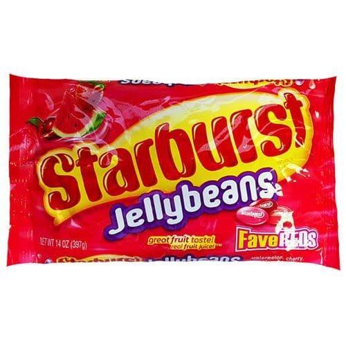 Starburst Jelly Beans Fave Reds (397g) - Central Sweet Supply