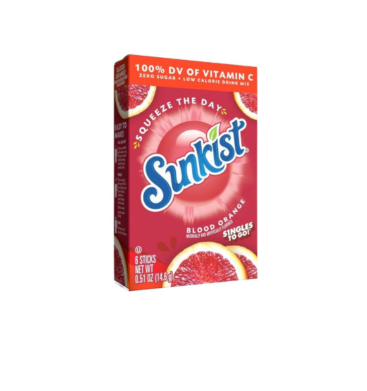 Sunkist Blood Orange Drink Mix - 0.51oz - Central Sweet Supply