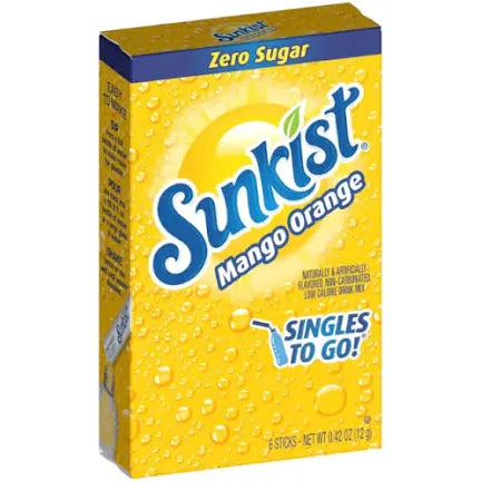 Sunkist Mango Orange Drink Mix - 0.42oz - Central Sweet Supply
