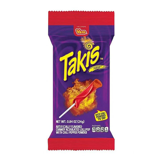 Takis Fuego Lollipop (24g) - Central Sweet Supply