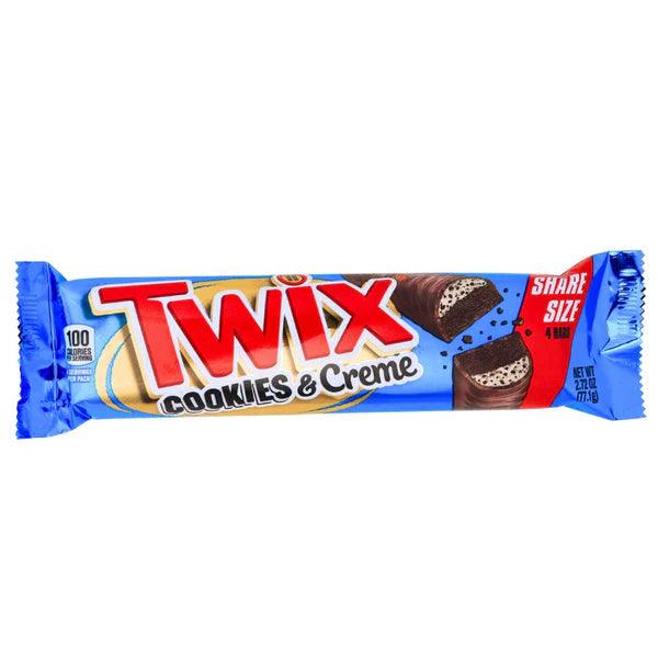 Twix Cookies & Creme Share Size 4 Bars (77.1g) - Central Sweet Supply