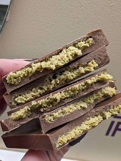 Viral Dubai Pistachio Kunafa Chocolate Bar (90g) Can’t Get Kunafa Of It ‘ - Central Sweet Supply